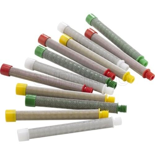 5pcs10pcs Airless paint sprayer gun filter Screw-in type gun filter 60/100/150 mesh for Titan paint sprayer gun 304 Stainless