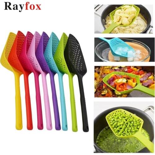 Kitchen Utensil Gadget Accessories No-stick Drain Colanders Shovel Strainers Veggies Water Leaking Kitchen Cooking Tool Supplies