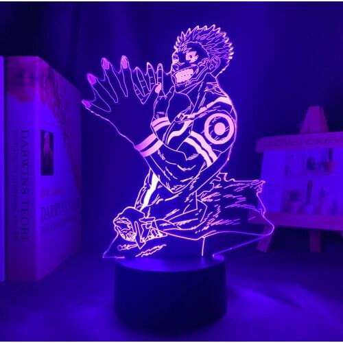 Anime 3d Lamp Ryomen Sukuna Light Jujutsu Kaisen Led Night Light for Birthday Gift Jujutsu Kaisen Nightlight Ryomen Sukuna Lamp