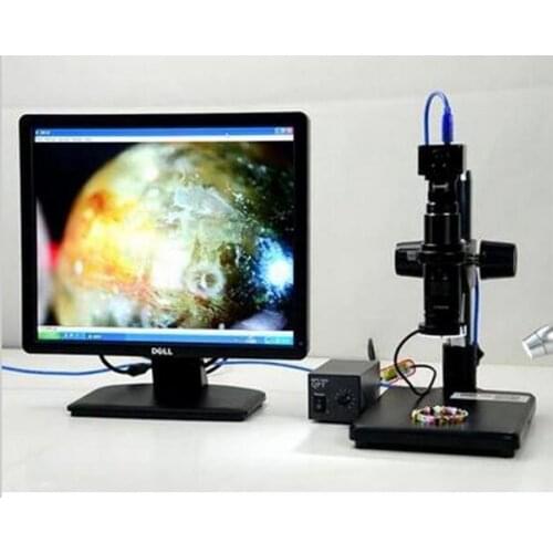 USB Digital Electric Industrial Inspection Zoom Video Microscope Amplify Test