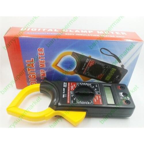 Digital Voltmeter Ammeter Ohmmeter Multimeter Volt AC DC Tester Clamp Meter DT266