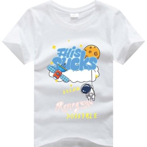 Childrens T-Shirt Children for Boys a Boy Girls Kids Kids Shirts Child Baby Toddler Cotton Cartoon Tee Tops Clothing Short