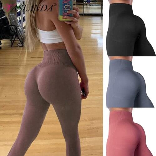Workout Leggings Push Up Sport Pants Fitness Leggins Gym Sportswear Scrunch Butt Lifting Tights High Waist Tummy Control Leginsy