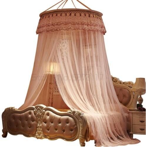 Summer Children Kid Bedding Mosquito Net Romantic Baby Girl Round Bed Mosquito Net Bed Cover Bed Canopy For Kid Nursery