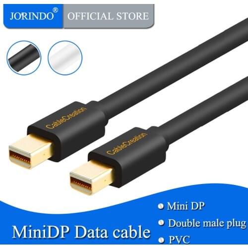 Mini DP to Mini DP Cable,JORINDO Mini DisplayPort to Mini DisplayPort Adapter Compatible with MacBook, U2414H AH-IPS/U3014 4K