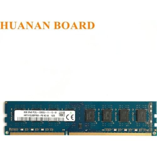 SK hynix chipset 8G 8GB DDR3 PC3L 12800U DDR3 1600 MHZ Desktop RAM Desktop memory 8GB 1R/2Rx8 PC3L-12800U DDR3 1600 MHZ