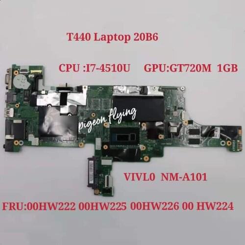 Thinkpad is suitable for T440 i7-4510CPU computer independent graphics card motherboard fru 00HW222 00HW225 00HW226 00HW224