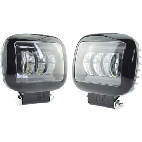 1pair Motorcycle LED headlight 50w fog lamp spotlights motorbike work lights Motorbikes auxiliary working lights car headlamp