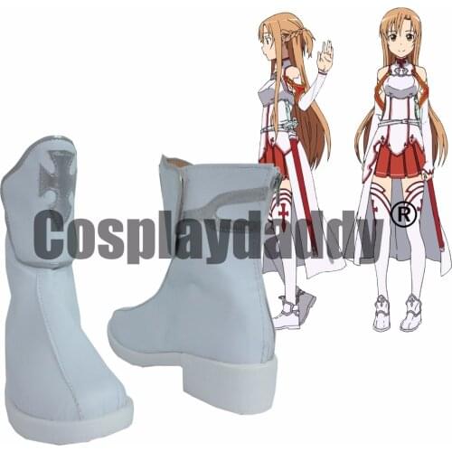 Sword Art Online Asuna Yuuki cosplay Boots Shoes S008