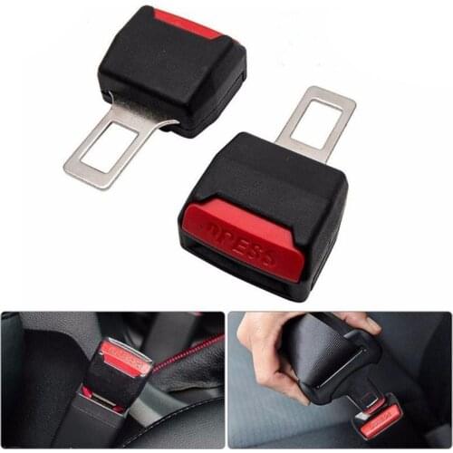 3 Color 1Pc Car Seat Belt Clip Extender Safety Seatbelt Lock Buckle Plug Thick Insert Socket DORP SHIPPING