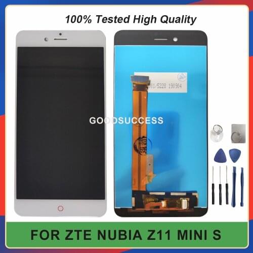 High Quality For ZTE Nubia Z11 Mini S NX549J Lcd Display Touch Screen Glass Panel Assembly Free Tools