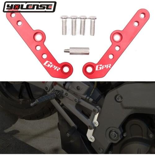 For Aprilia GPR125 GPR150 GPR 12 150 APR125 APR150 APR 125 150 Motorcycle CNC Aluminum Footrests Foot Pegs Rearset