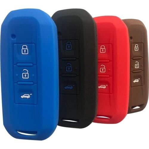 Silica Gel Flip Key Cover for MG MG3 MG5 MG6 MG7 GT GS Car Key Case for MG7 Case for Keychain Alarm Covers for Car Keys