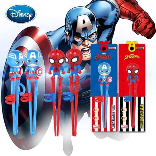 Disney Spiderman/Iron Man childrens chopsticks baby learning chopsticks baby assisted correction chopsticks