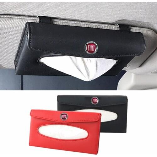 For Fiat 500 124 Palio Stilo Bravo Punto Doblo 500x 500l Panda Tipo Linea Argo Car Hanging Tissue Box Interior Styling Ornament