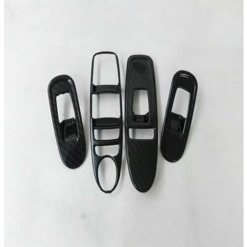 For Nissan Patrol Armada QX56 QX80 2016-2018 Car Window Lift Switch Panel Trim Cover Frame Interior Accessories Auto Stickers