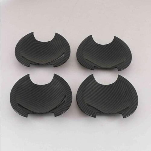 For Toyota Camry 2012 2013 2014 2015 Carbon Fiber Car Door Handle Bowl Side Door Bowl Cover Trim Protectors Exterior Car Styling