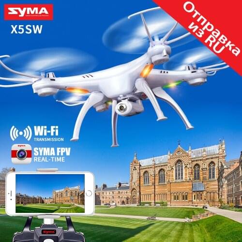 SYMA X5SW Drone with WiFi Camera Real-time Transmit FPV Quadcopter (X5C Upgrade) HD Camera Dron 2.4G 4CH RC Helicopter