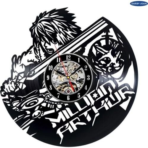 Million Arthur Game Handmade Vinyl Wall Clock Gift duvar saati