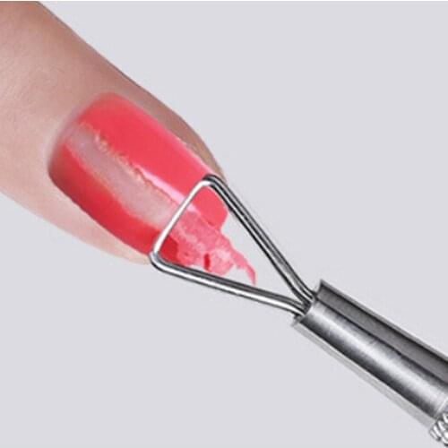 Stainless Steel UV Gel Nail Polish Remover Pedicure Manicure Care Tools Cuticle Pusher Women Nail Art Tools