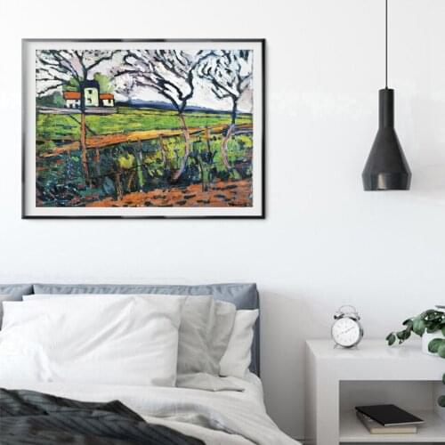 Oil Painting By Numbers "Country Road" Drawing on Canvas HandPainted Art Gift DIY Picture By Number Kits Wall Decor