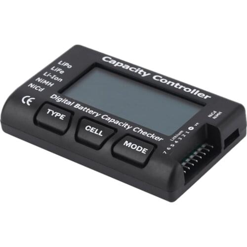 Battery Capacity Control Digital RC CellMeter-7 LiPo LiFe Li-ion Nicd NiMH Battery Voltage Tester Check Cell Meter 7
