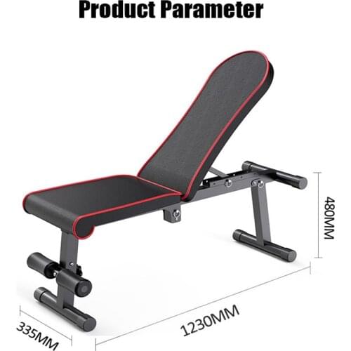 Multifunctional Supine Board Home Barbell Weight Lifting Bed Dumbbell Stool Bench Adjustable Press Roman Chair Fitness Machine