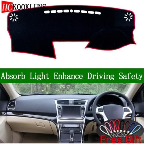 For changan RAETON 2013 2014 2015 2016 2017 Right Hand Drive Dashboard Cover Car Stickers Dash Mat Carpet Interior Accessories