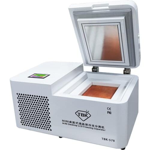 TBK-578 Mini Desktop Freezer Machine -185C LCD Cuverd Touch Screen Separator for Samsung Edge Phone Refurbishment