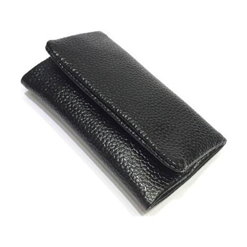 2021 New Normcore Unisex Genuine Leather Key Wallets Mutiple Color Options Coin Purse Business Card Holder Leather Money Bag