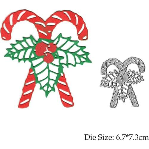 Christmas Candy Cutting Dies Troqueles Scrapbooking Album Card Making Stencils Embossing Folder Craft Paper Art Metal Die
