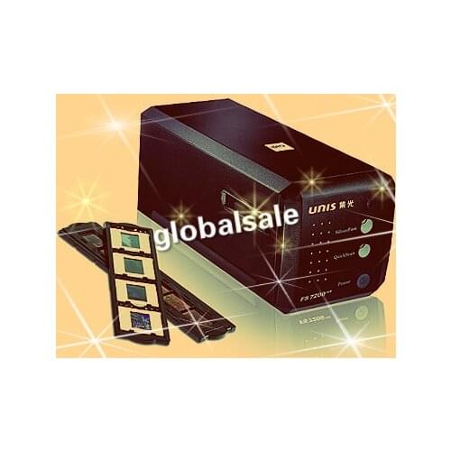 FS7200ICE Film Scanner Slide Scanner 7200dpi USB 135 Negative Film Scanner 24.3x35mm Scanning Range 24000dpi Image Resolution