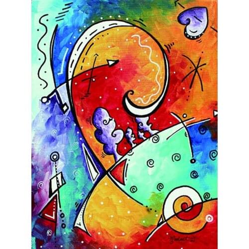 Modern abstract handmade painting tree and earth on oil canvas for home decor and wallpaper, gallery