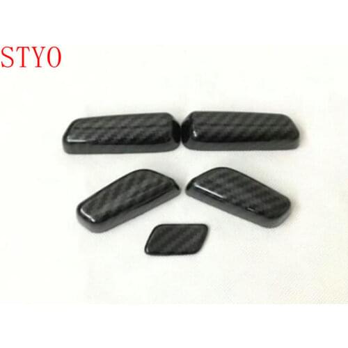 STYO Car Carbon fiber Seat Adjustment Switch Cover For 2017-2018 MAZDAS CX-5 CX5