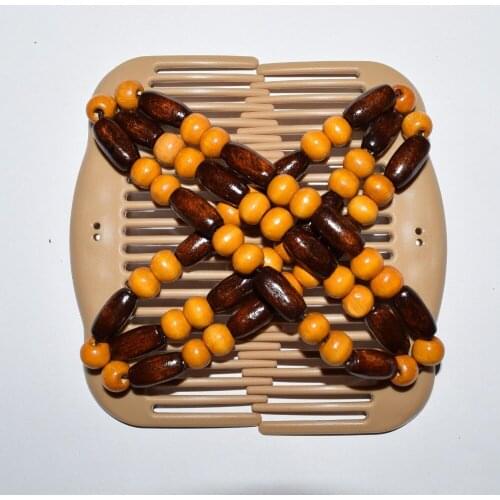 Dark blue or purple or brown beads beautiful national special comb 30 pcs/lot mix-color lady hair accessory Easy to Use