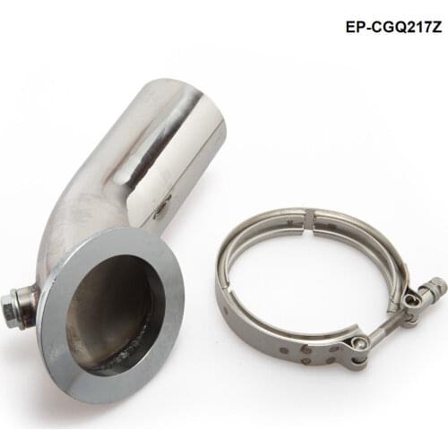 V-Band Adaptor Turbo Stainless Downpipe Elbow 90 Degree For Turbo HY35 HX HE351 EP-CGQ217Z
