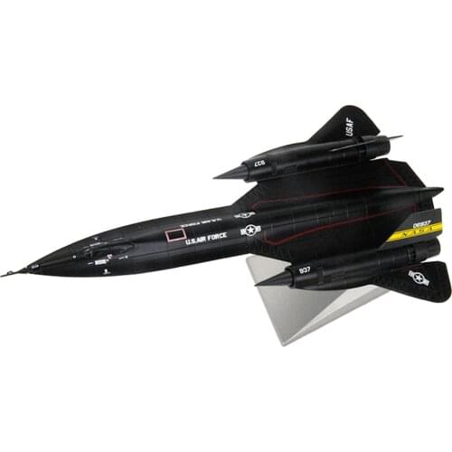 1 / 144 Metal Aviation SR - 71 Blackbird Aircraft W / Stand