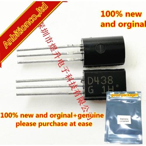 10pcs 100% new original 2SD438-G D438 TO-92L in stock