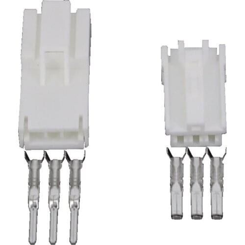 3 Pin Wire Male and Female Connector Black Cable Connector Terminals Connector Plugs Sockets Seal DJ7032Y-2-11/21 3P