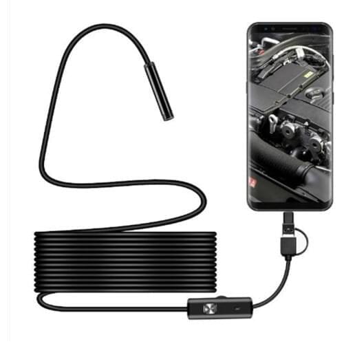 5MP 1200P 3in1 USB Endoscope Camera For Android OTG Mobile