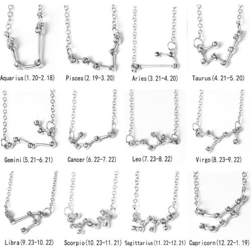 8Seasons Women's Pendants Zodiac Signs