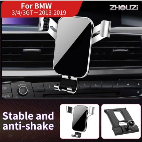 Car Mobile Phone Holder Mounts Stand GPS Gravity Bracket For BMW 3 4 Series 3GT F30 F31 F34 F35 F36 F82 2013-2019 Accessories