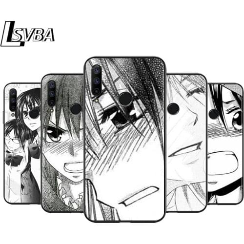 Black Soft TPU Cover Cute Japan Cartoon Girl for Honor 9X 9 Lite 8S 8C 8X 8A 8 2019 2020 7A 7S 7C Pro Phone Case