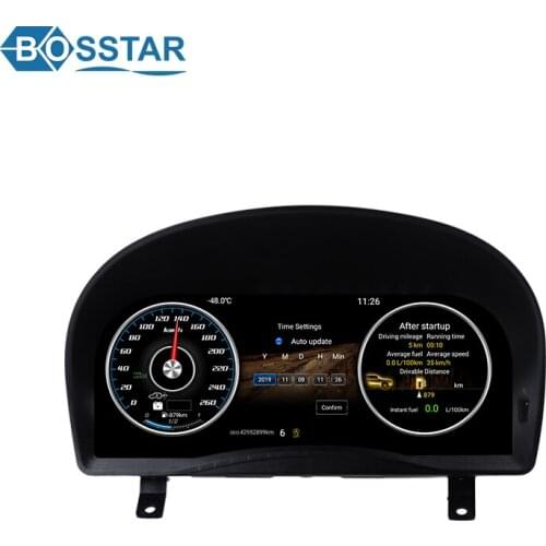 Android touch screen LCD car dashboard digital Gps speedometer for Alphard 2015-2018 30 series