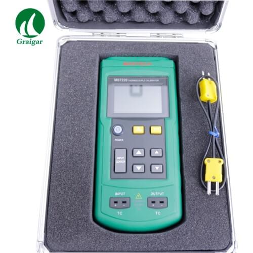 Digital Thermocouple Simulator Calibrator MS7220 Measure Temperature from TC output