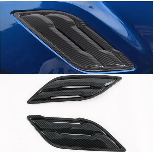 For Ford F150 2019 2020 2021 ABS Car Side Wing Air Vent Outlet Blade Fender Cover Trim Molding Sticker Car Styling Accessories