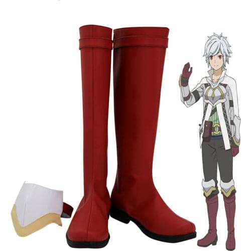 Is It Wrong to Try to Pick Up Girls in a Dungeon? DanMachi Bell Cranel Boots Anime Cosplay Shoes