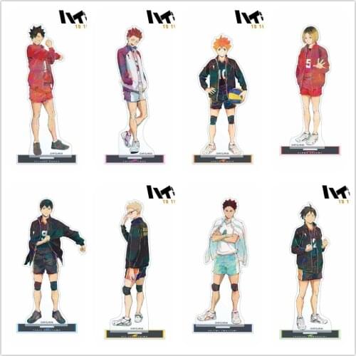 Haikyuu!! Hinata kageyama Tendo Satori Ushijima Kenma Acrylic Stand Figure Anime Model Toy Gifts Desk Decor Cosplay