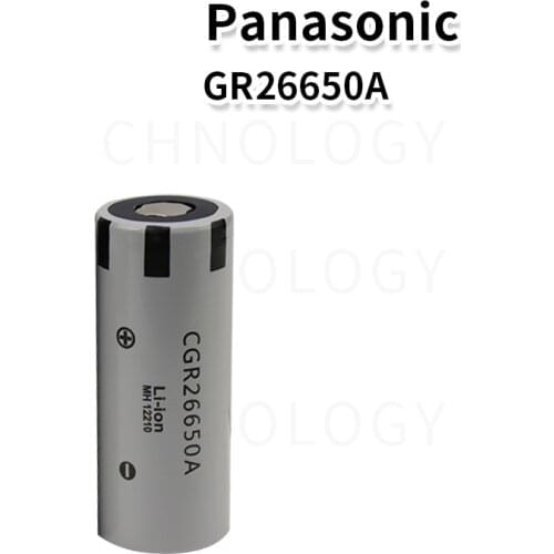 1pcs New Panasonic Original 26650 CGR26650A 3.7V 2650mAh Li-ion Rechargeable Battery Free Shipping