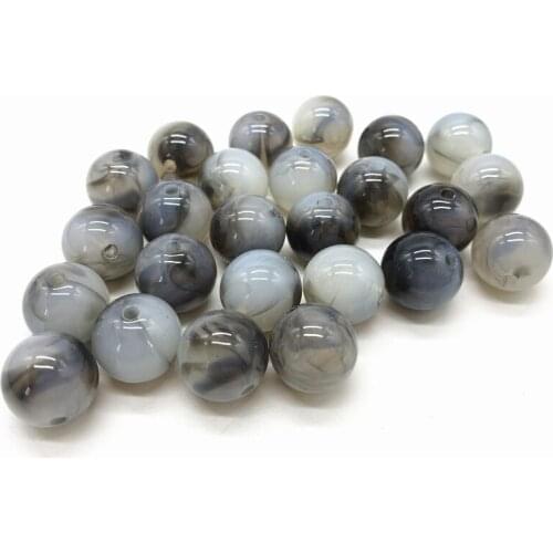 New 10pcs 14mm of Acrylic Beads Earrings Necklace Accessories Beads For Jewelry Making DIY Jewelry Findings #ZS07